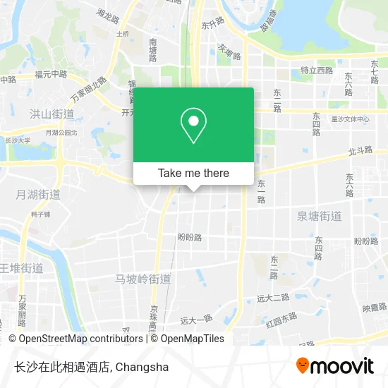 长沙在此相遇酒店 map