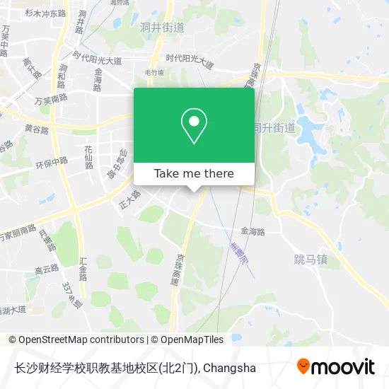长沙财经学校职教基地校区(北2门) map