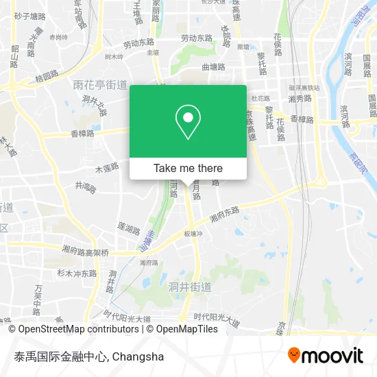 泰禹国际金融中心 map