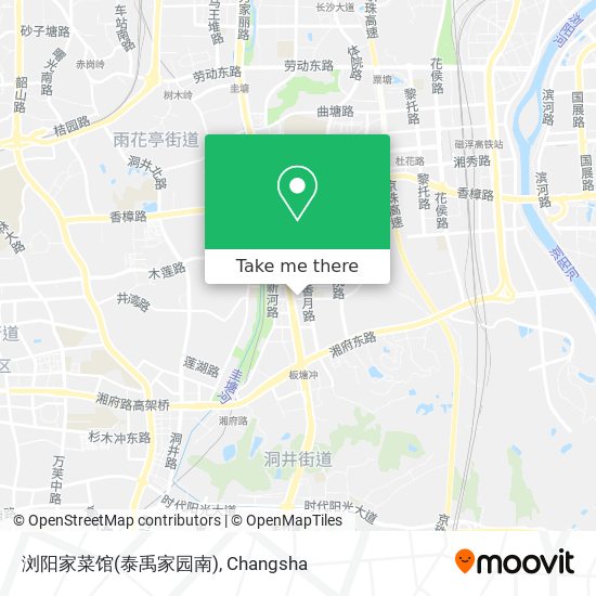 浏阳家菜馆(泰禹家园南) map
