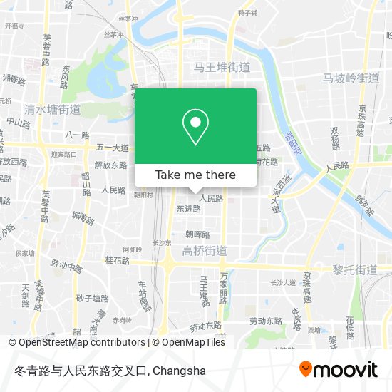 冬青路与人民东路交叉口 map