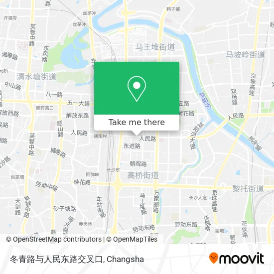 冬青路与人民东路交叉口 map
