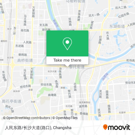 人民东路/长沙大道(路口) map