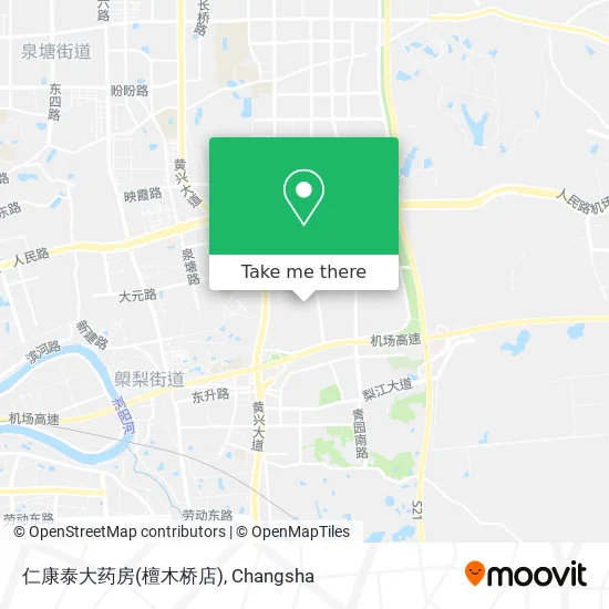 仁康泰大药房(檀木桥店) map