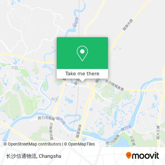 长沙信通物流 map