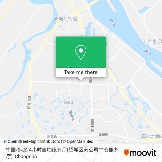中国移动24小时自助服务厅(望城区分公司中心服务厅) map