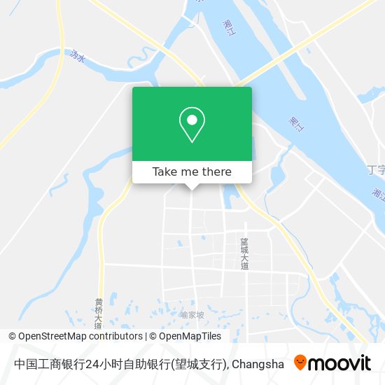 中国工商银行24小时自助银行(望城支行) map