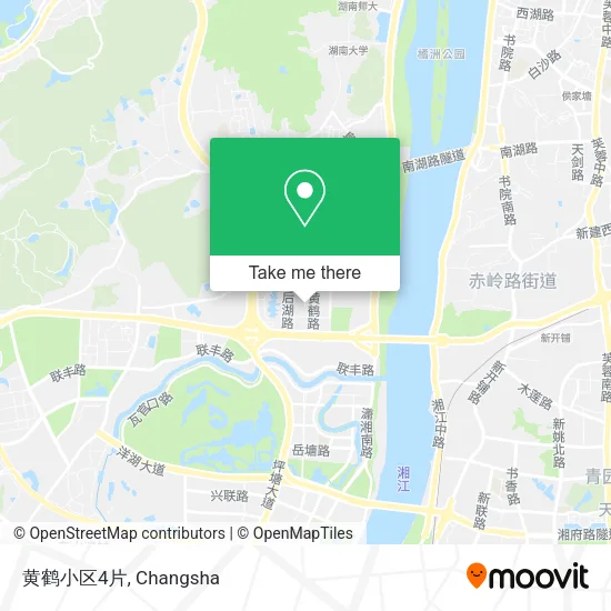 黄鹤小区4片 map