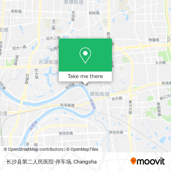 长沙县第二人民医院-停车场 map