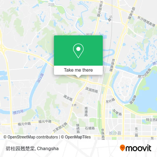 碧桂园翘楚棠 map