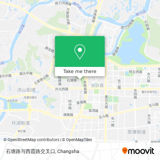 石塘路与西霞路交叉口 map