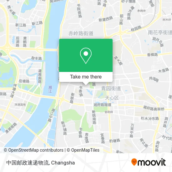 中国邮政速递物流 map