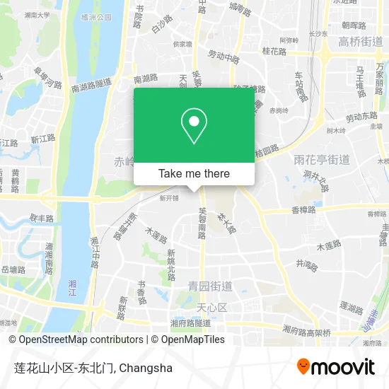 莲花山小区-东北门 map