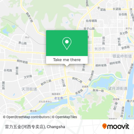 雷力五金(河西专卖店) map