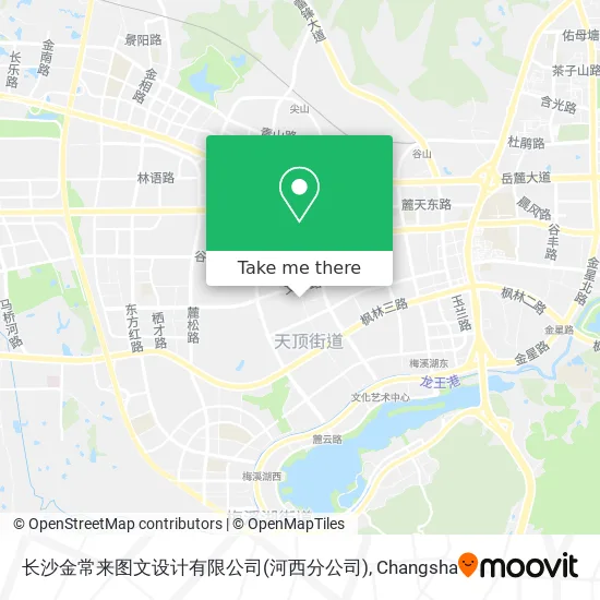 长沙金常来图文设计有限公司(河西分公司) map