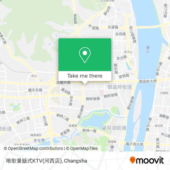 唯歌量贩式KTV(河西店) map