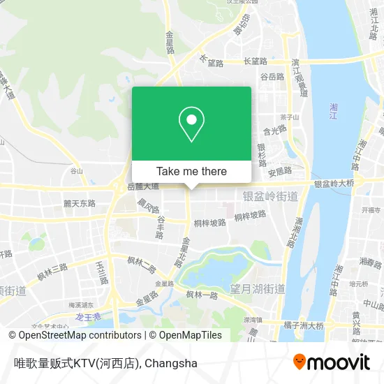 唯歌量贩式KTV(河西店) map