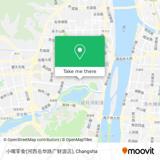 小嘴零食(河西岳华路广财源店) map