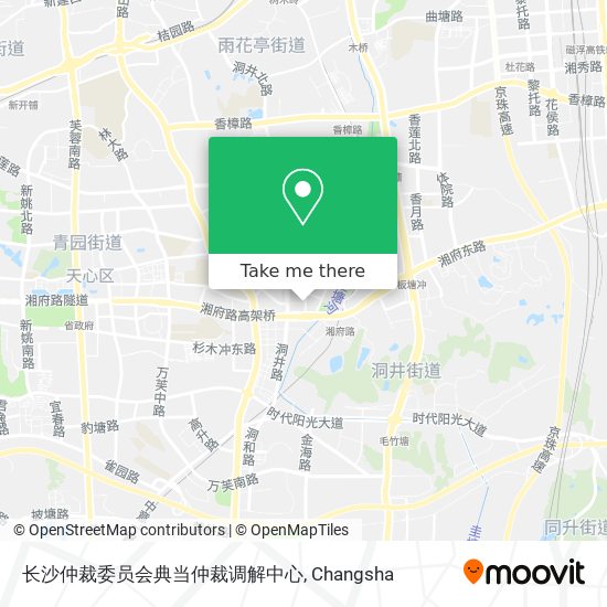 长沙仲裁委员会典当仲裁调解中心 map