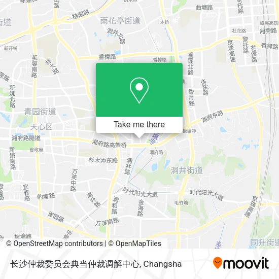 长沙仲裁委员会典当仲裁调解中心 map