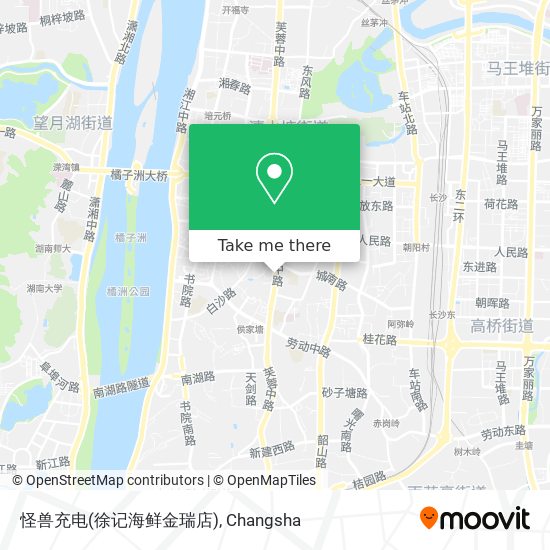 怪兽充电(徐记海鲜金瑞店) map