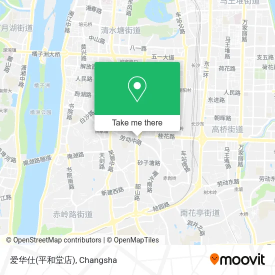 爱华仕(平和堂店) map