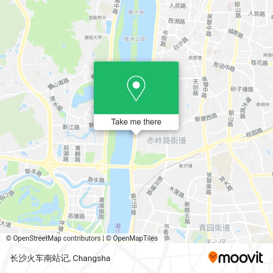 长沙火车南站记 map