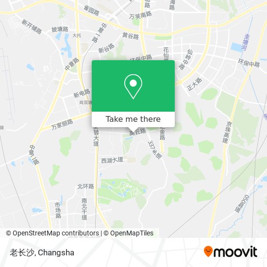 老长沙 map