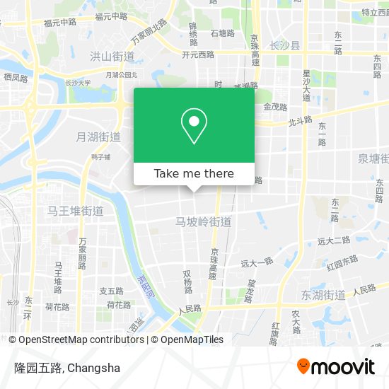 隆园五路 map