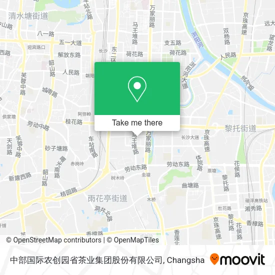 中部国际农创园省茶业集团股份有限公司 map