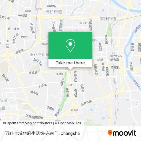 万科金域华府生活馆-东南门 map