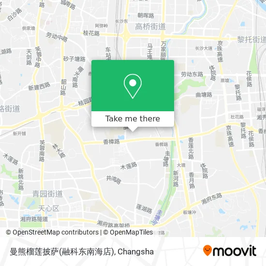 曼熊榴莲披萨(融科东南海店) map