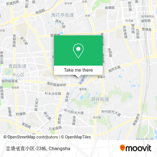 圭塘省直小区-23栋 map