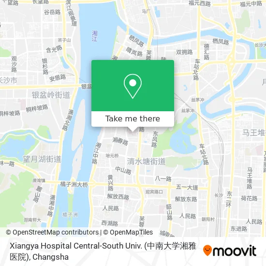 Xiangya Hospital Central-South Univ. (中南大学湘雅医院) map