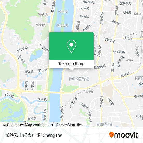 长沙烈士纪念广场 map