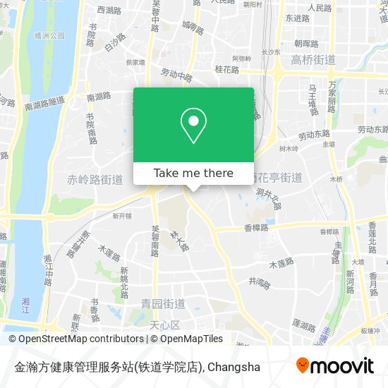 金瀚方健康管理服务站(铁道学院店) map