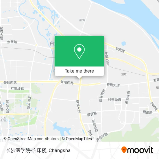 长沙医学院-临床楼 map