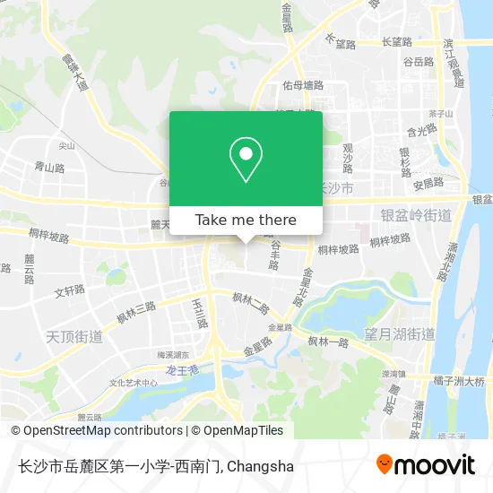 长沙市岳麓区第一小学-西南门 map