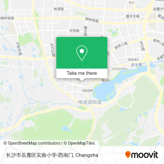 长沙市岳麓区实验小学-西南门 map