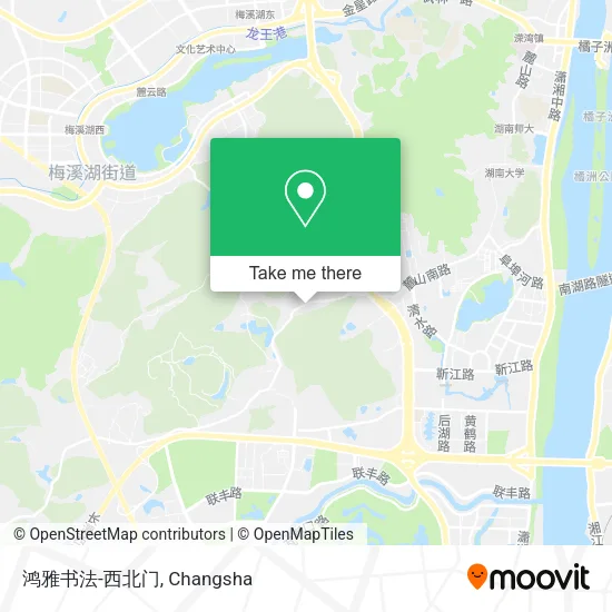 鸿雅书法-西北门 map