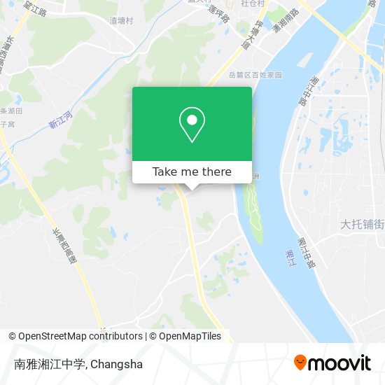 南雅湘江中学 map