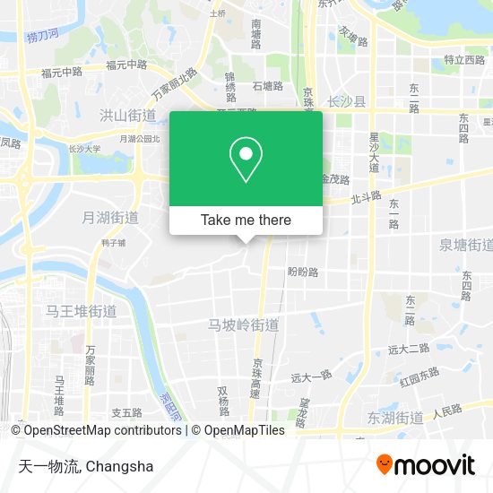 天一物流 map