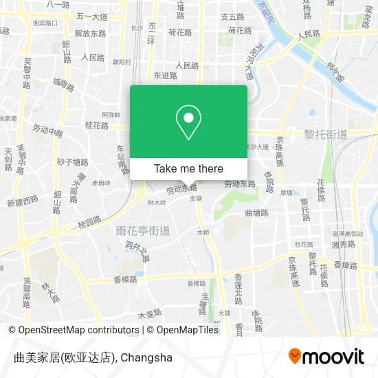 曲美家居(欧亚达店) map
