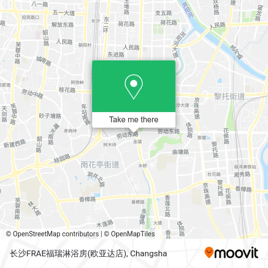 长沙FRAE福瑞淋浴房(欧亚达店) map