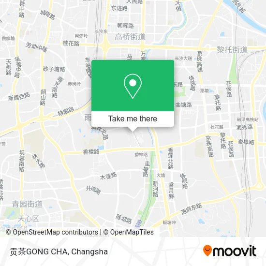 贡茶GONG CHA map