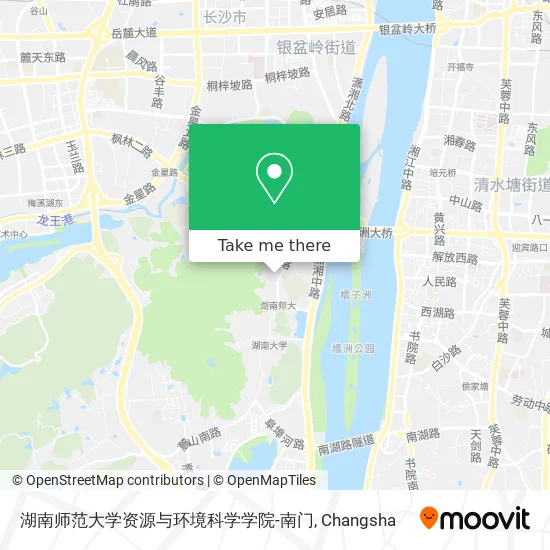 湖南师范大学资源与环境科学学院-南门 map