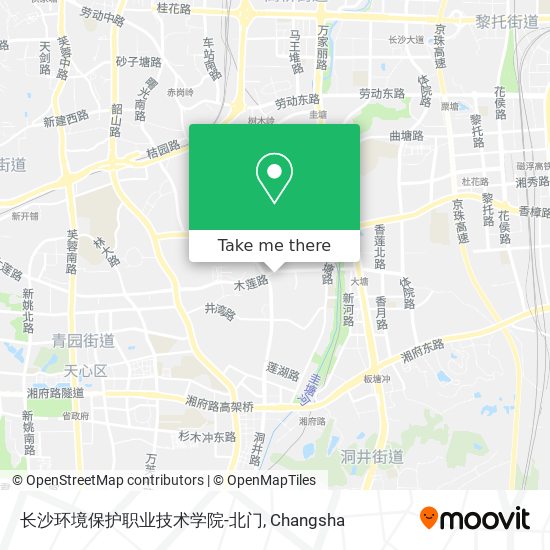 长沙环境保护职业技术学院-北门 map