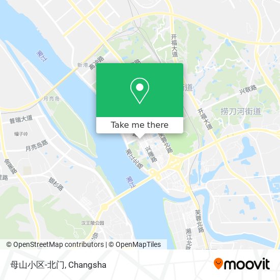 母山小区-北门 map