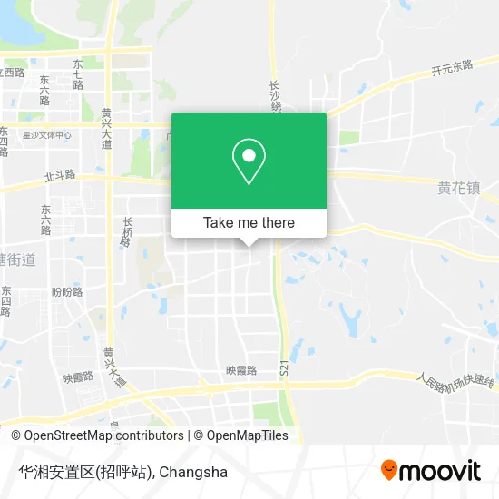 华湘安置区(招呼站) map
