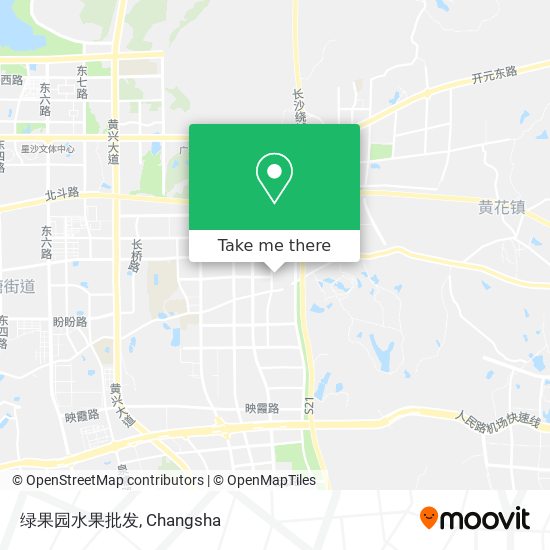 绿果园水果批发 map